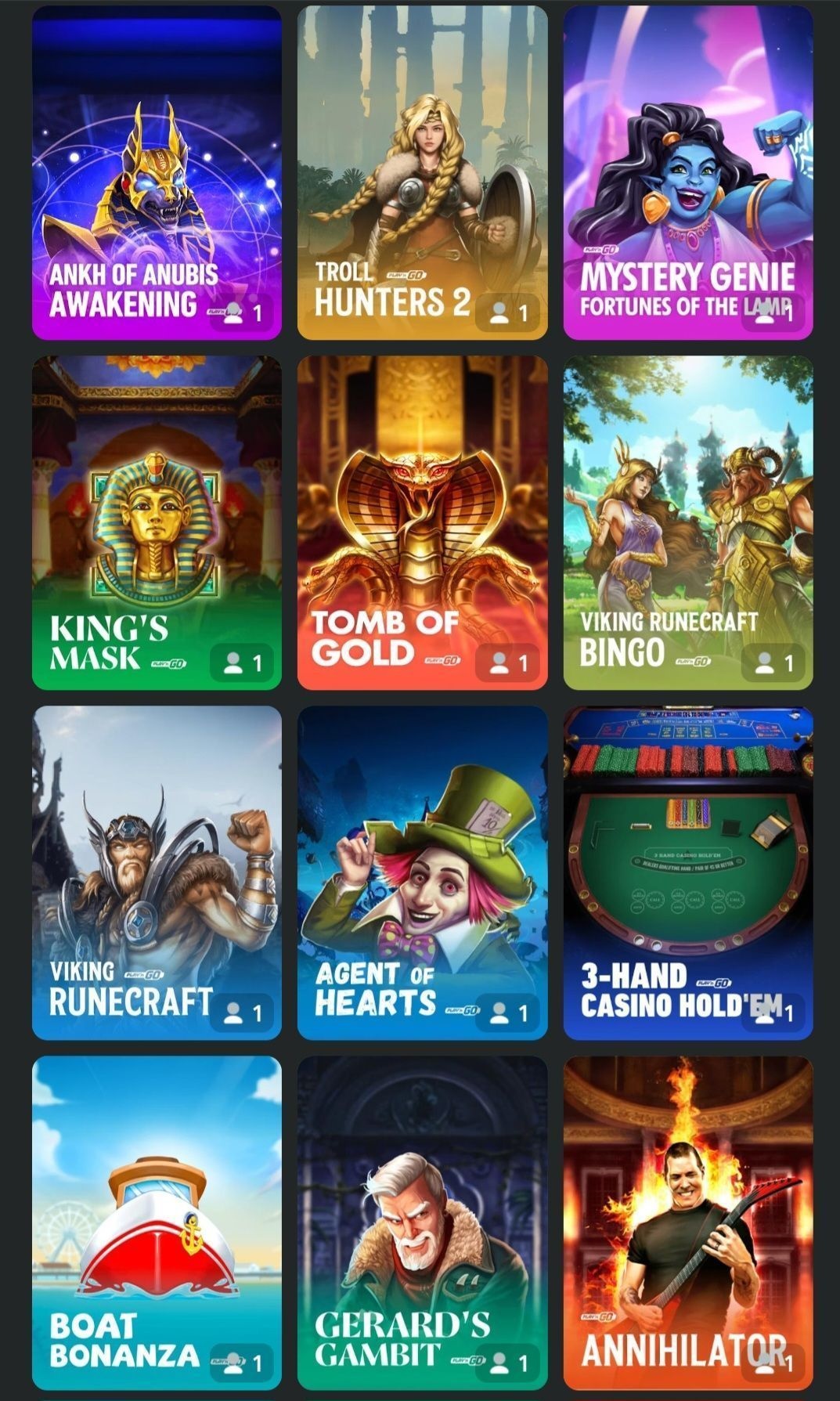Nomini Casino game